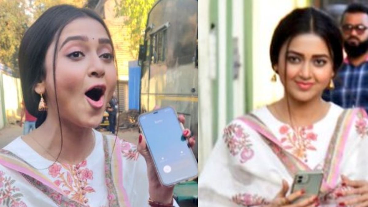 TejRan Moment- Tejasswi Prakash gets a call from beau Karan Kundrra during an interview; Former says, “100 saal jeeyega yeh”